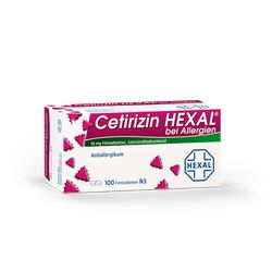 CETIRIZIN HEXAL Filmtabletten bei Allergien